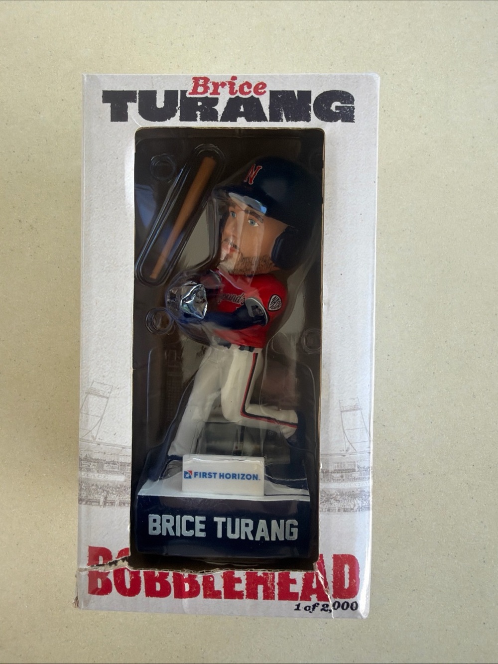 Brice Turang 2026 Milwaukee Brewers Bobblehead By Nashville Sounds Baseball New